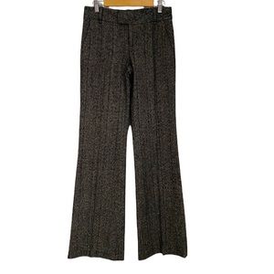 ZARA TWEED FLARE TROUSERS